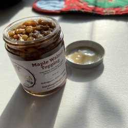 Wet Walnuts in Maple Syrup ice cream topping