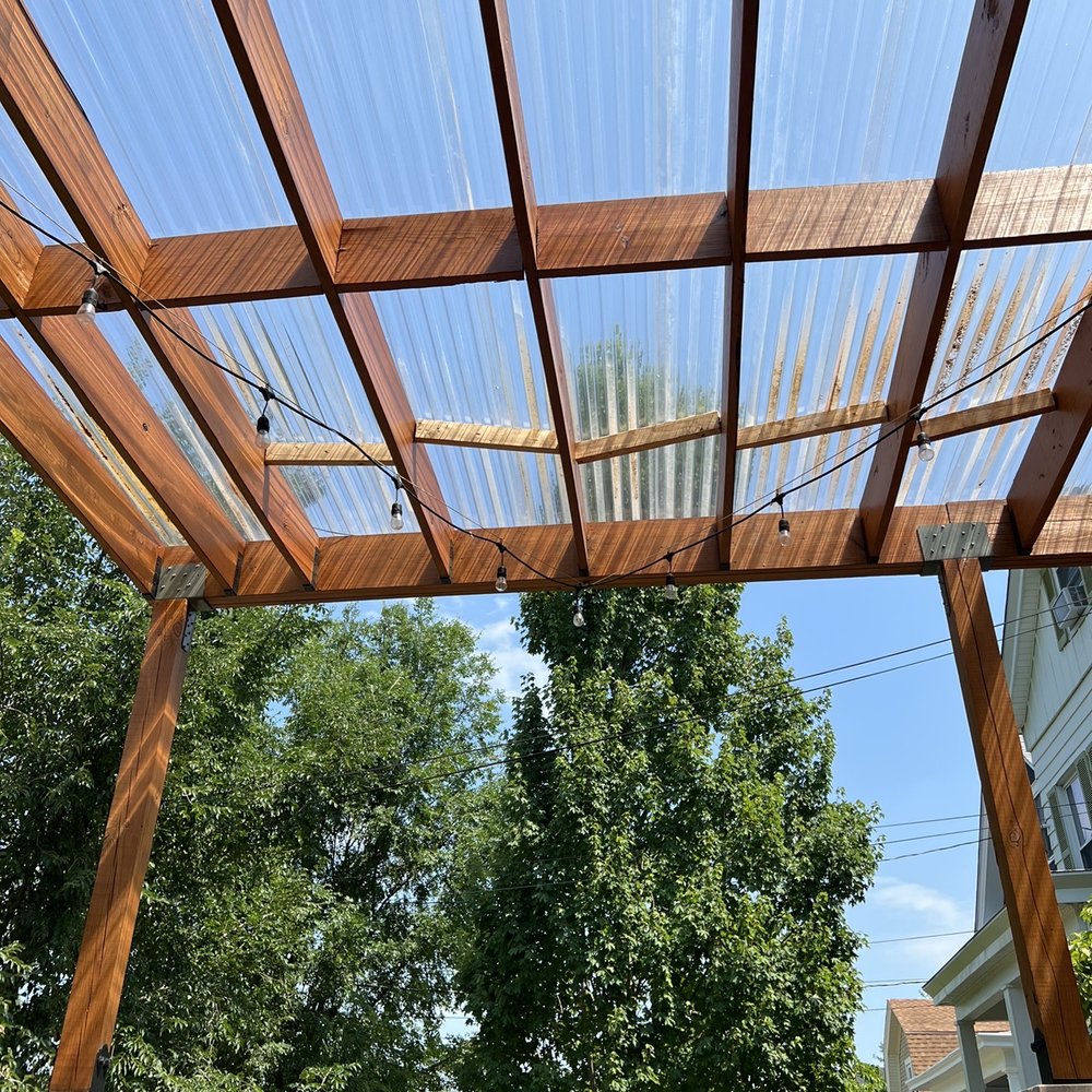The Establishment - Roof of outdoor patio area - American Near Me - Cincinnati, Ohio The Establishment - Roof of outdoor patio area - American Near Me - Cincinnati, Ohio