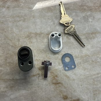 Renewal by Andersen Window Replacement - This is how the installer left us with the lock. Only these parts laying loose on our counter. - Windows Installation Near Me - Charlotte, North Carolina Renewal by Andersen Window Replacement - This is how the installer left us with the lock. Only these parts laying loose on our counter. - Windows Installation Near Me - Charlotte, North Carolina