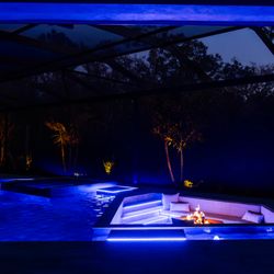 Tortuga Pools & Spas - Pool strip lighting .