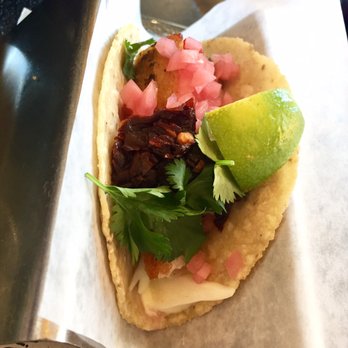 Oyamel - Taco pescado Baja California(mahi-mahi fish taco) - Mexican Near Me - Washington, DC, District of Columbia Oyamel - Taco pescado Baja California(mahi-mahi fish taco) - Mexican Near Me - Washington, DC, District of Columbia