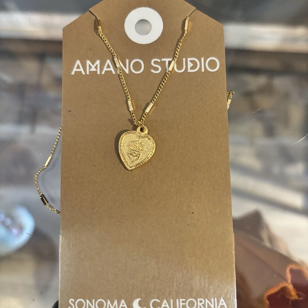 Little Shed - Beautiful Sacred Heart necklace... one of my favorites! - Gift Shops Near Me - Whittier, California Little Shed - Beautiful Sacred Heart necklace... one of my favorites! - Gift Shops Near Me - Whittier, California