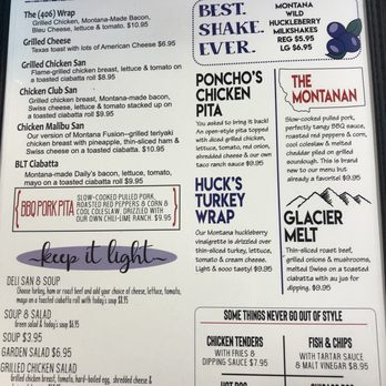 Huck's Grill - Desserts Near Me - St. Regis, Montana
