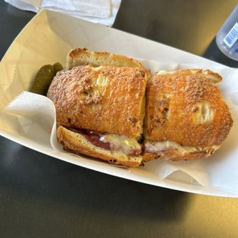 Twisted Sweets and Savory - rueben on bacon and cheese chimney - Chimney Cakes Near Me - Herndon, Virginia Twisted Sweets and Savory - rueben on bacon and cheese chimney - Chimney Cakes Near Me - Herndon, Virginia