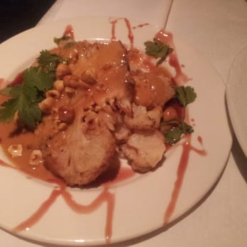 Oldschool Amsterdam - cauliflower with cranberry sauce and hazelnut sauce - Seafood Near Me - Amsterdam, New Hampshire