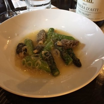 Lovechild Restaurant - Asparagus with morel - New American Near Me - La Crosse, Wisconsin Lovechild Restaurant - Asparagus with morel - New American Near Me - La Crosse, Wisconsin