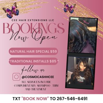 CEE Hair Extensions - Call today - Hair Stylists Near Me CEE Hair Extensions - Call today - Hair Stylists Near Me