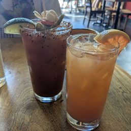 EXCELLENT Traditional Bloody Mary and a fresh-squeezer grapefruit juice