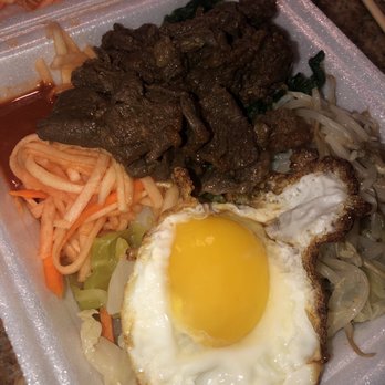 Kim's Korean Bar-B-Q - my bibimbap w no rice! - Korean Near Me - Honolulu, Hawaii