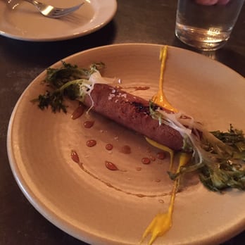 Morcilla - Pig feet and cheek croqueta - Spanish Near Me - Pittsburgh, Pennsylvania Morcilla - Pig feet and cheek croqueta - Spanish Near Me - Pittsburgh, Pennsylvania