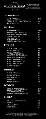 Menu photo 7 Sacto By Night Lounge Sacramento, CA Menu photo 7 Sacto By Night Lounge Sacramento, CA