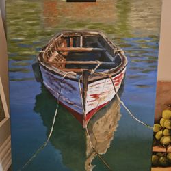 Maries Art Studio - Oil on canvas, done in Marie's art class.