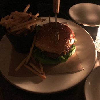 Evening Bar - Burger & Fries-Delicious - Bars Near Me - Detroit, Michigan