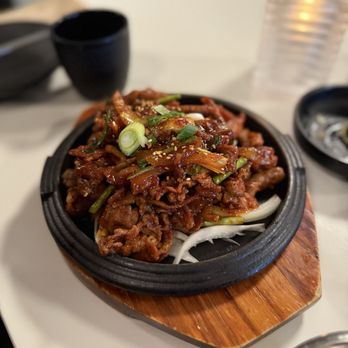 HamaHippo Korean Kitchen - 34 - PORK BULGOGI SPICY - Korean Near Me - Fullerton, California