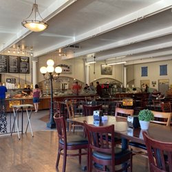 Europa Hofbrau Deli & Pub - View from the raised dining area.
