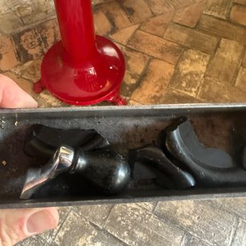 Precision Moving & Storage - The gears & handles that snapped of a STEEL slicer due to poor packing!! - Movers Near Me Precision Moving & Storage - The gears & handles that snapped of a STEEL slicer due to poor packing!! - Movers Near Me