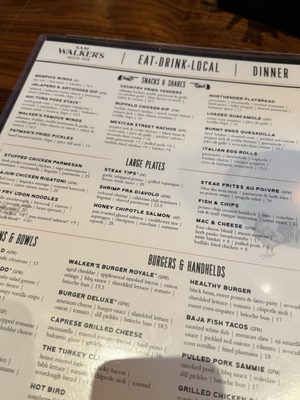 Menu photo 1 Sam Walker’s Woburn, MA