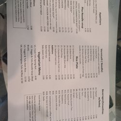 New menu
