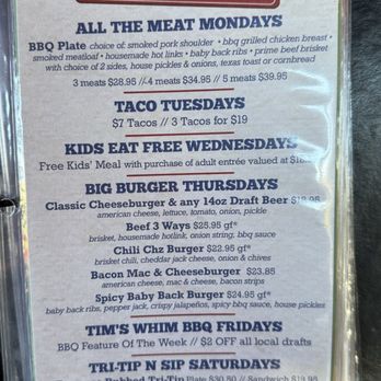 Del's Hideout - Daily specials - Barbeque Near Me - San Diego, California Del's Hideout - Daily specials - Barbeque Near Me - San Diego, California