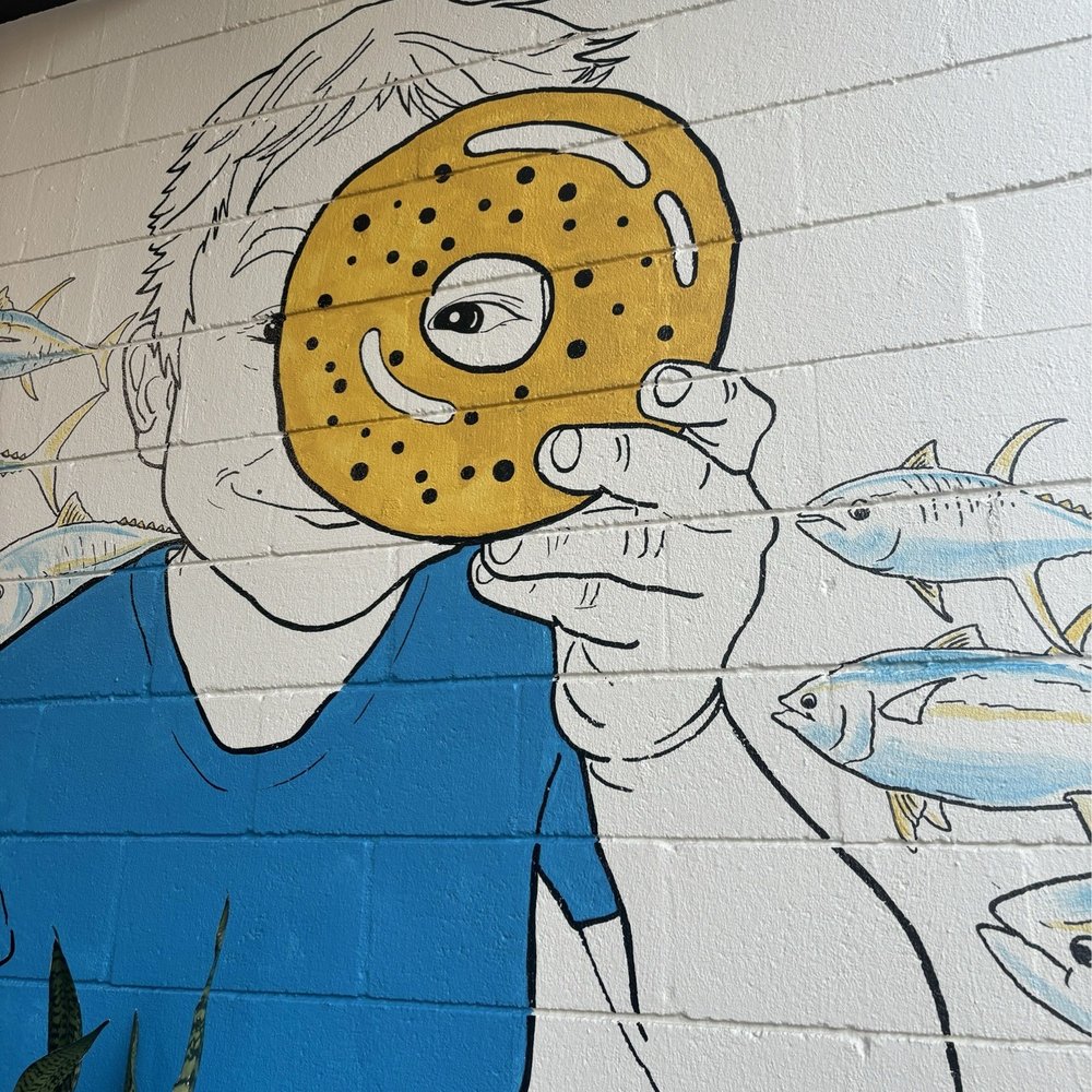 Fin's Bagels - Mural - Bagels Near Me - Honolulu, Hawaii Fin's Bagels - Mural - Bagels Near Me - Honolulu, Hawaii