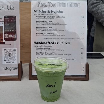 Flow Tea - matcha latte - Coffee & Tea Near Me