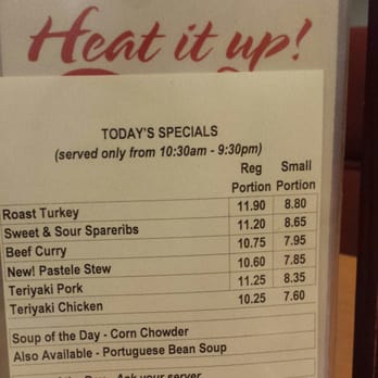 Zippy's Makiki - Some of the specials that Zippy's offers. - Diners Near Me - Honolulu, Hawaii Zippy's Makiki - Some of the specials that Zippy's offers. - Diners Near Me - Honolulu, Hawaii