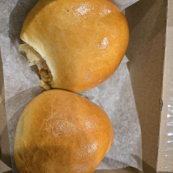 Pop's Bun Shop - Breakfast Kolache (egg, cheese and tomato chutney) & (sausage and gravy) - Bakeries Near Me - Philadelphia, Pennsylvania Pop's Bun Shop - Breakfast Kolache (egg, cheese and tomato chutney) & (sausage and gravy) - Bakeries Near Me - Philadelphia, Pennsylvania