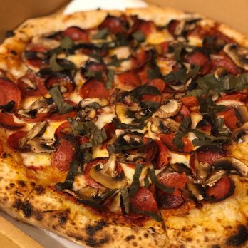Fibonacci’s Pizzeria - Cup & char pepperoni and basil - Pizza Near Me - Columbus, Ohio