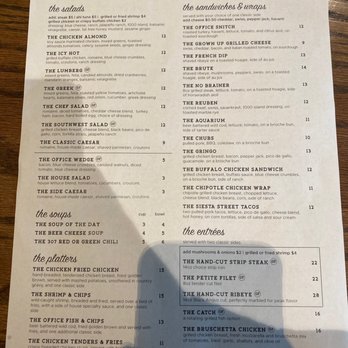 The Office Bar & Grill - Menu - American Near Me - Cheyenne, Wyoming The Office Bar & Grill - Menu - American Near Me - Cheyenne, Wyoming