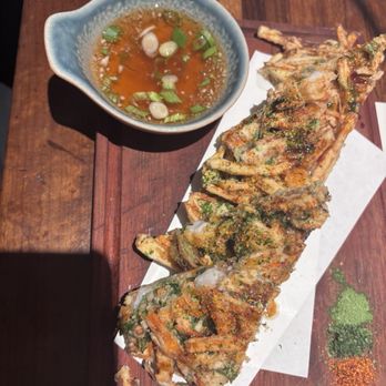 Iyasare - Kakiage Tempura with black prawns. - Japanese Near Me - Berkeley, California