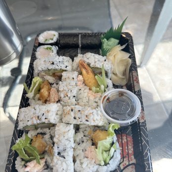 Chiba Japanese Restaurant - Spider Roll and a Tuna Roll on the side - Japanese Near Me - Darien, Illinois Chiba Japanese Restaurant - Spider Roll and a Tuna Roll on the side - Japanese Near Me - Darien, Illinois