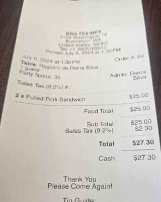 BBQ TEX- MEX by null