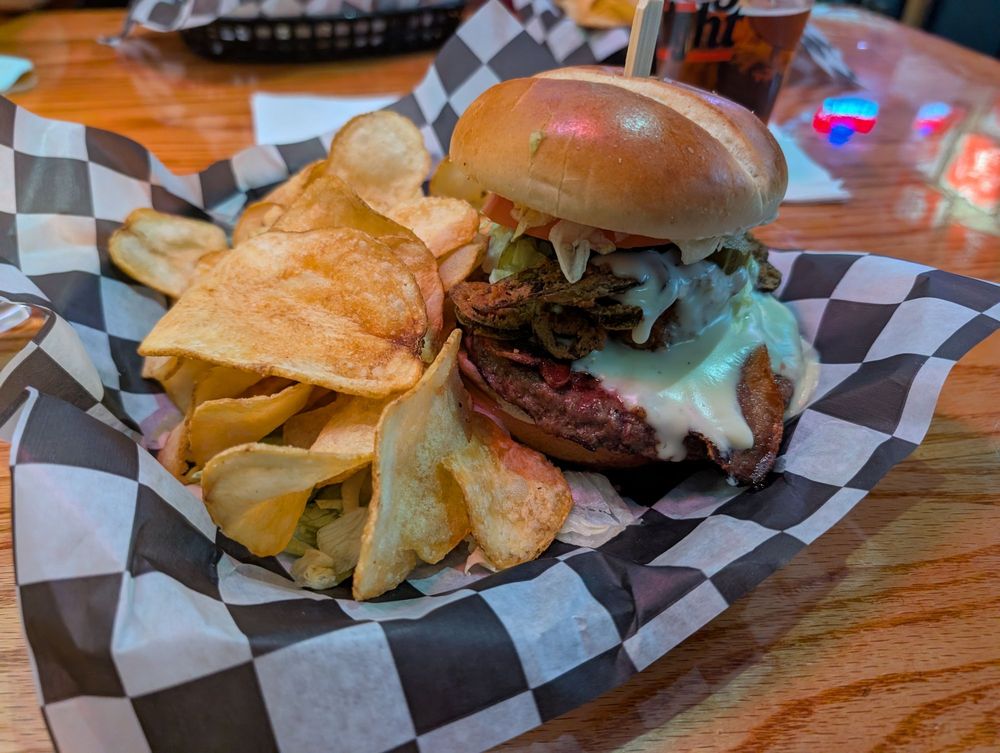 Food from Beckett's Burger Bar