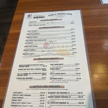 Early Birds Cafe - Breakfast & Brunch Near Me - Fresno, California Early Birds Cafe - Breakfast & Brunch Near Me - Fresno, California