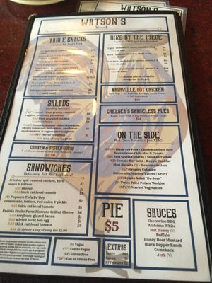 Menu photo 5 Watson's Shack & Rail Champaign, IL Menu photo 5 Watson's Shack & Rail Champaign, IL