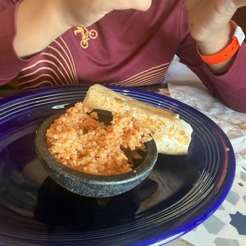 Mekiko Cantina - Our son got the Keiki burrito with Rice. It's always good if they finish the whole plate - Tacos Near Me - Kapolei, Hawaii Mekiko Cantina - Our son got the Keiki burrito with Rice. It's always good if they finish the whole plate - Tacos Near Me - Kapolei, Hawaii