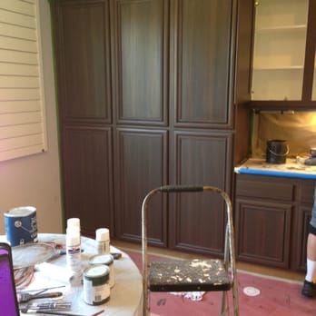 The Refinish Artist - During transformation - Cabinetry Near Me The Refinish Artist - During transformation - Cabinetry Near Me