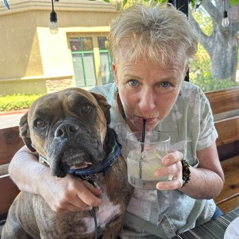 The Creek Eatery - Our foster/rescue "spice" and me! - Wine Bars Near Me - San Jose, California