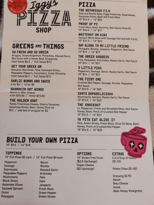 Menu photo 1 Iggy’s Pizza Shop Mount Pleasant, SC Menu photo 1 Iggy’s Pizza Shop Mount Pleasant, SC