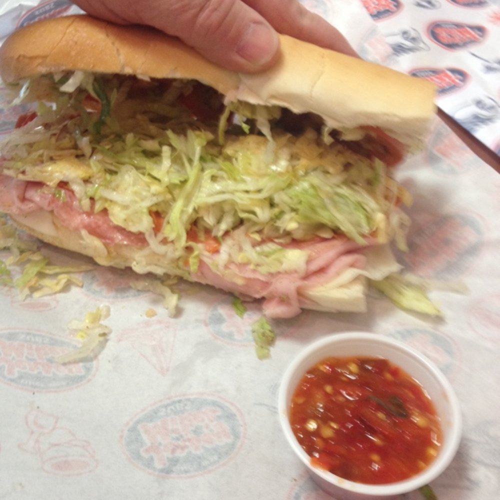 Jersey Mike's Subs - spicy red relish good with any sub ! Add some Twang ! - Sandwiches Near Me - Saugus, California Jersey Mike's Subs - spicy red relish good with any sub ! Add some Twang ! - Sandwiches Near Me - Saugus, California