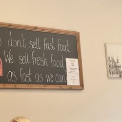 Yorkshire Fisheries - Sign on the wall