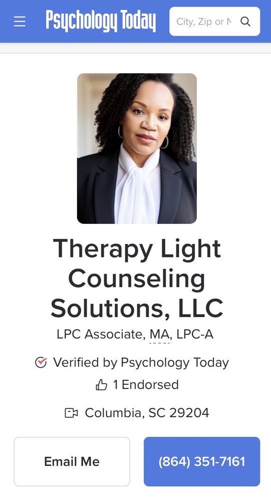 Therapy Light Counseling Solutions - grief counselor in Columbia, SC