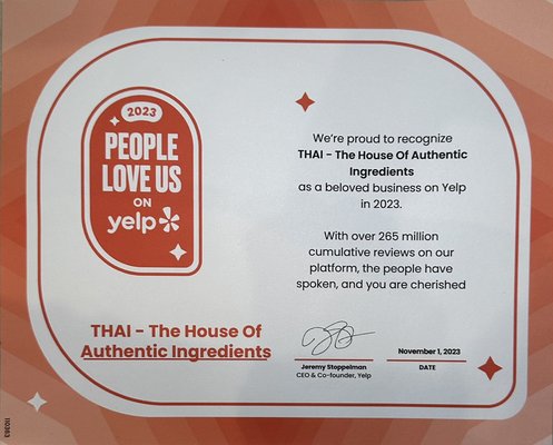 THAI - The House of Authentic Ingredients by null