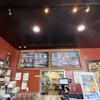 Canyons Barbeque - Menus posted on the board. Paper copies also available - Barbeque Near Me - Castro Valley, California