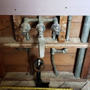 A&K Plumbing - Just an old 3 Handle shower Valve I replaced. - Plumbing Near Me A&K Plumbing - Just an old 3 Handle shower Valve I replaced. - Plumbing Near Me