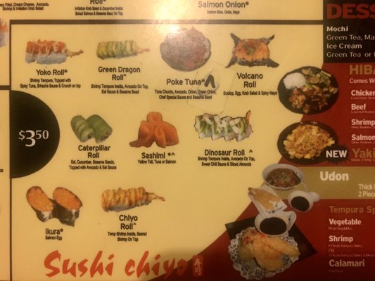 Menu photo 6 Sushi Chiyo Vancouver, WA Menu photo 6 Sushi Chiyo Vancouver, WA