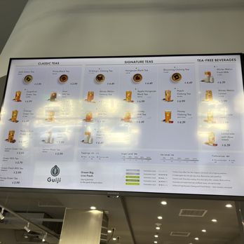 Guiji - menu - Bubble Tea Near Me - San Gabriel, California