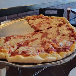 Large cheese pizza Large cheese pizza