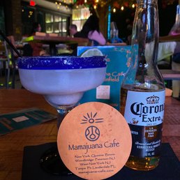 Coconut margarita and corona drinks are good not watered down.