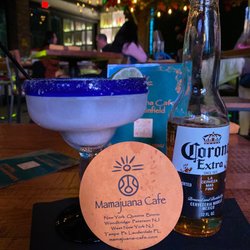 Mamajuana Cafe - Coconut margarita and corona drinks are good not watered down.